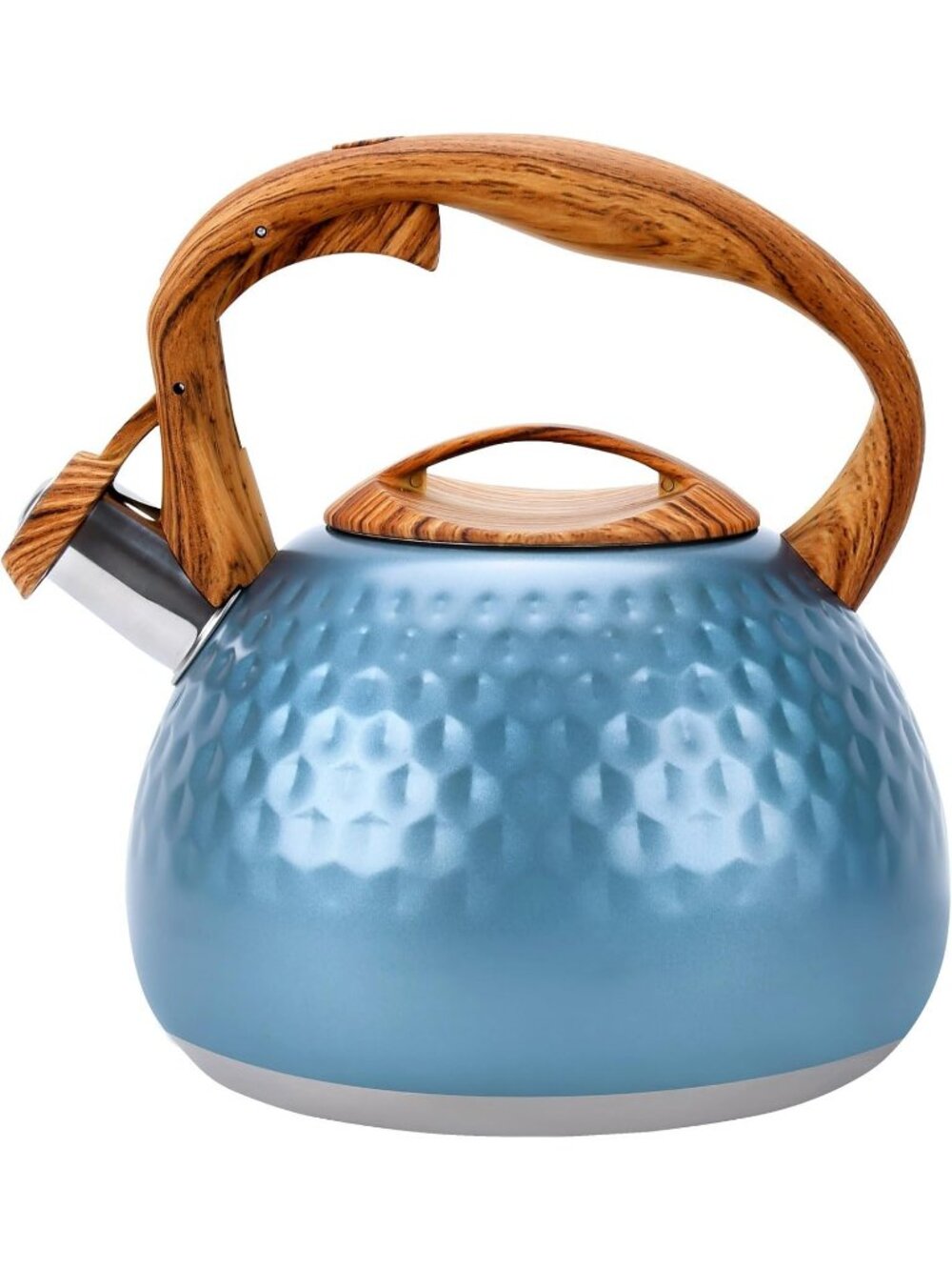 GGC 3.1QT DiamondBlue Stainless Steel Whistling Tea Kettle For Kitchen Stove Top - Picture 1 of 6